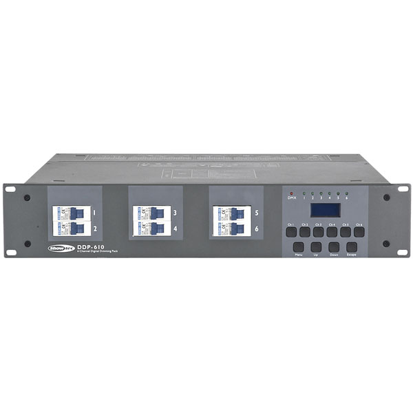 Showtec DDP-610M Dimmer de 6 canales 50754 DDP-610M 50754