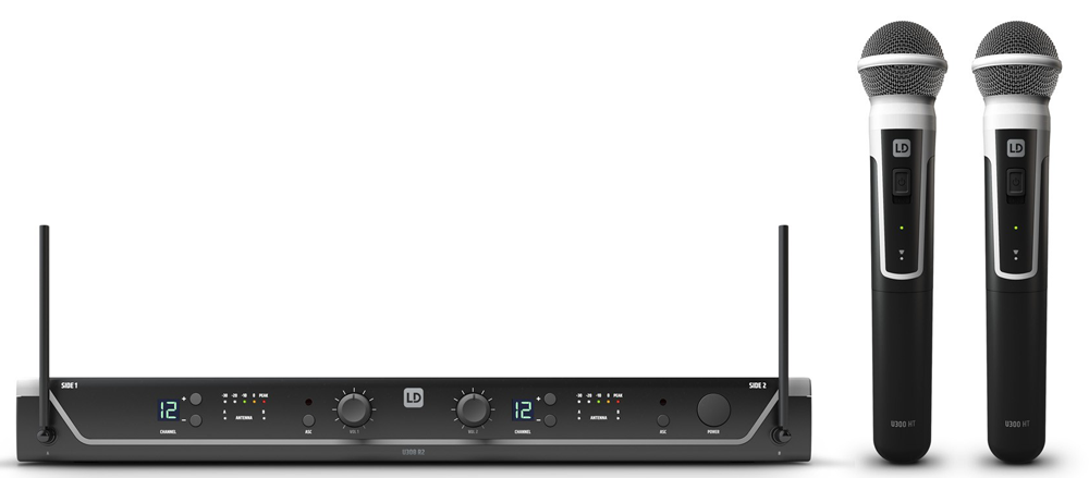 LD Systems U306 HHD2 Sistema inalámbrico Doble de Mano U306 HHD2