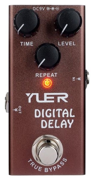 YUER DIGITAL DELAY Pedal de efectos para guitarra eléctrica DIGITAL DELAY
