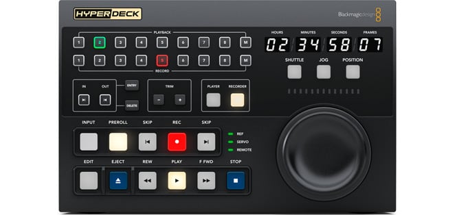 Blackmagic HyperDeck Extreme Control HyperDeck Extreme Control