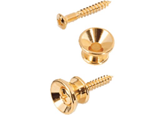 Yellow Parts Pack de 2 soportes de sujección para correas válido para guitarras de ADIEZ1399G