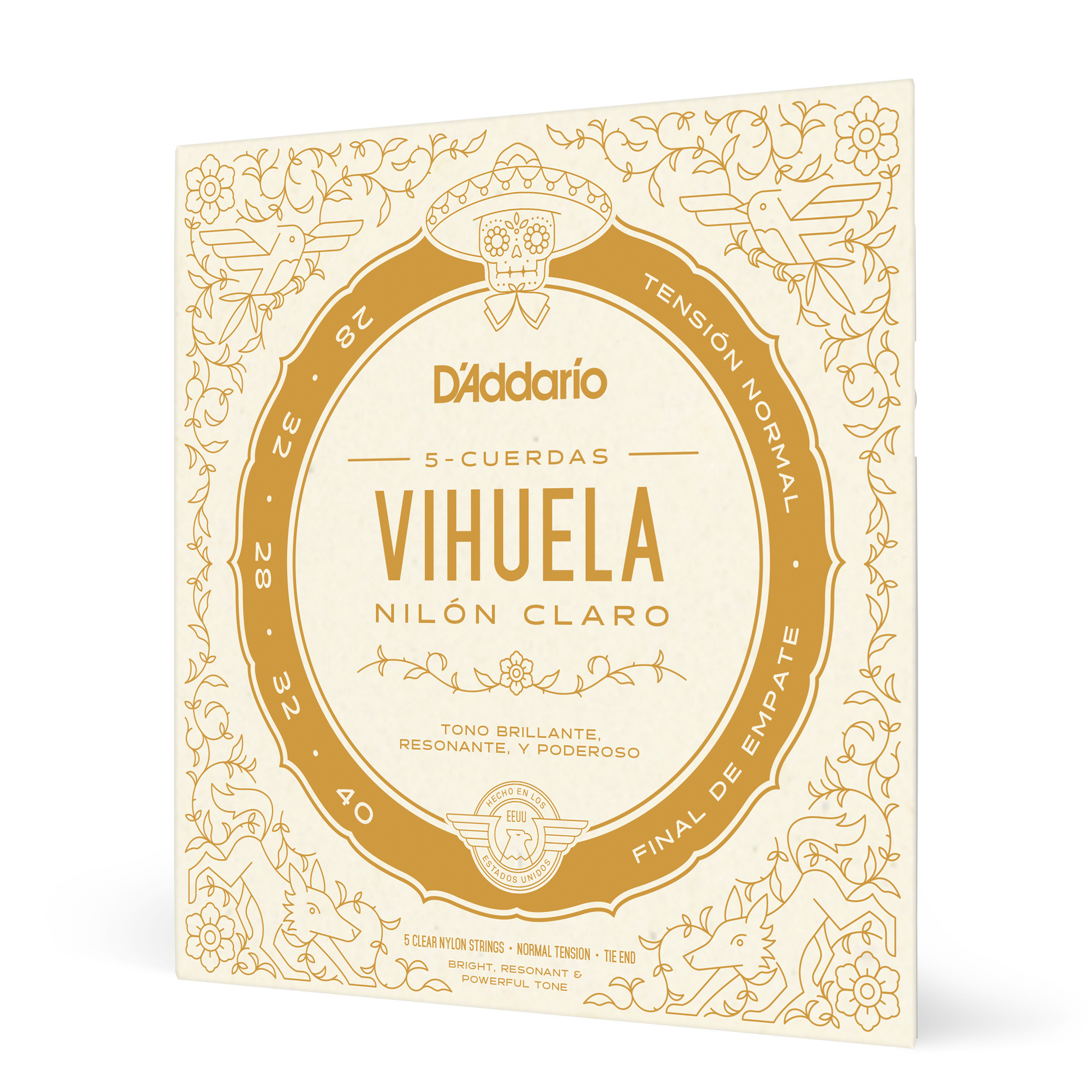 D´addario MV10N Vihuela Normal Tension Strings MV10N