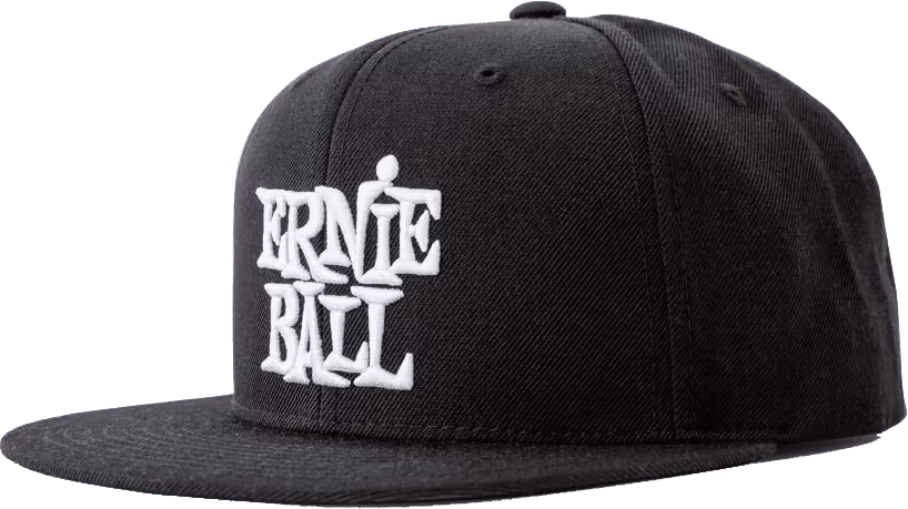 ERNIE BALL Gorra Negra - Logo Eb Blanco YERN4154