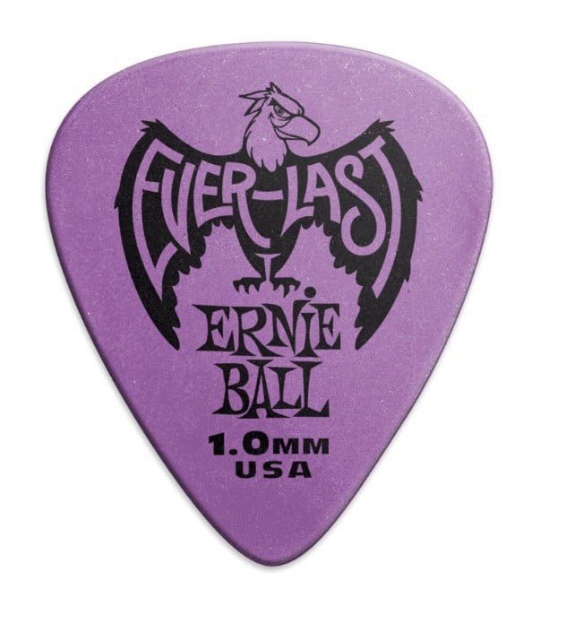Ernie Ball Everlast Púrpura 1,00 mm Pack 12 unidades EB9193