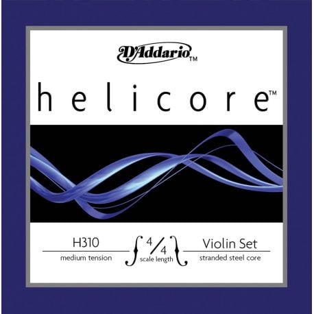 D Addario H310 Helicore 4/4M Cuerdas para violín, tensión media H310-4/4M Helicore Violin 4/4