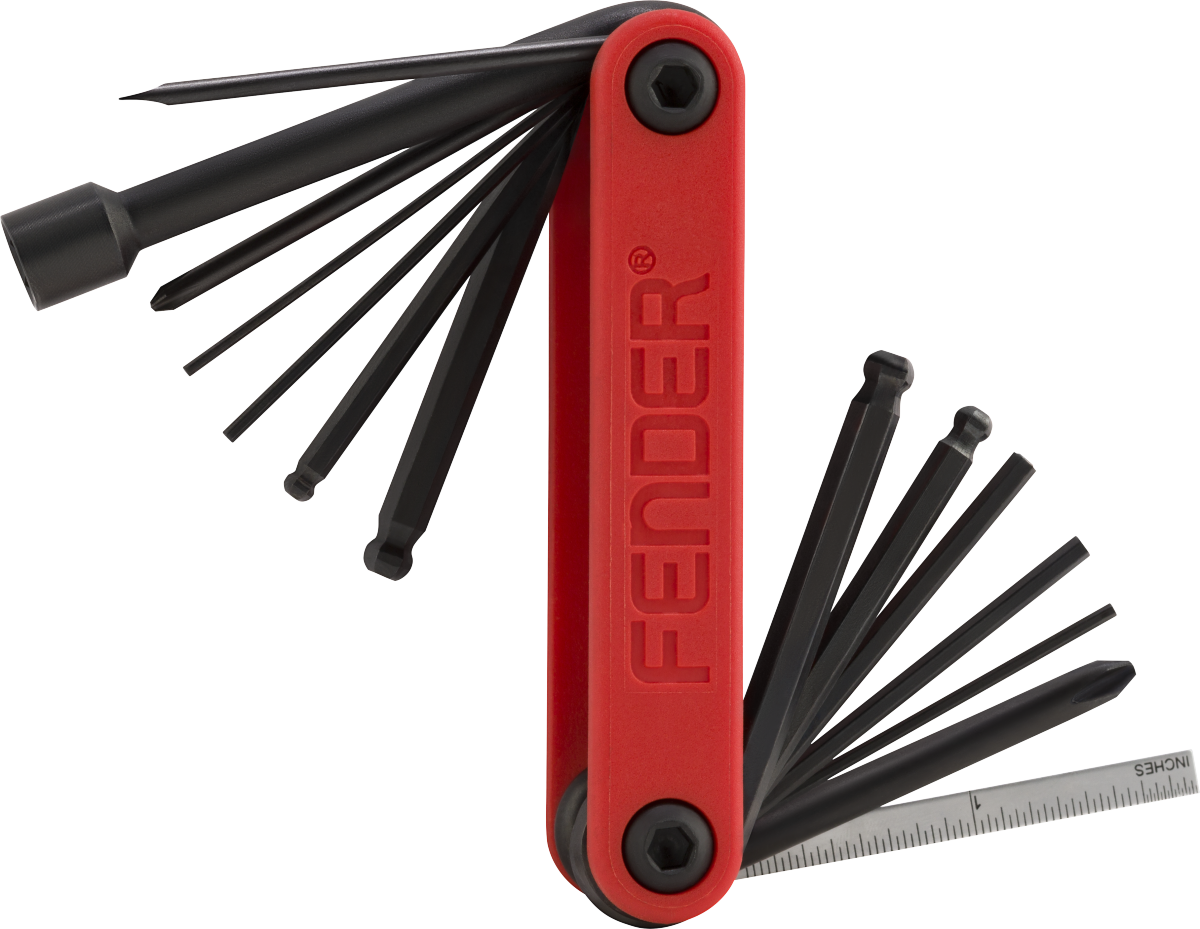 Fender Guitar/Bass Multi-Tool Multi Tool Red-Blk