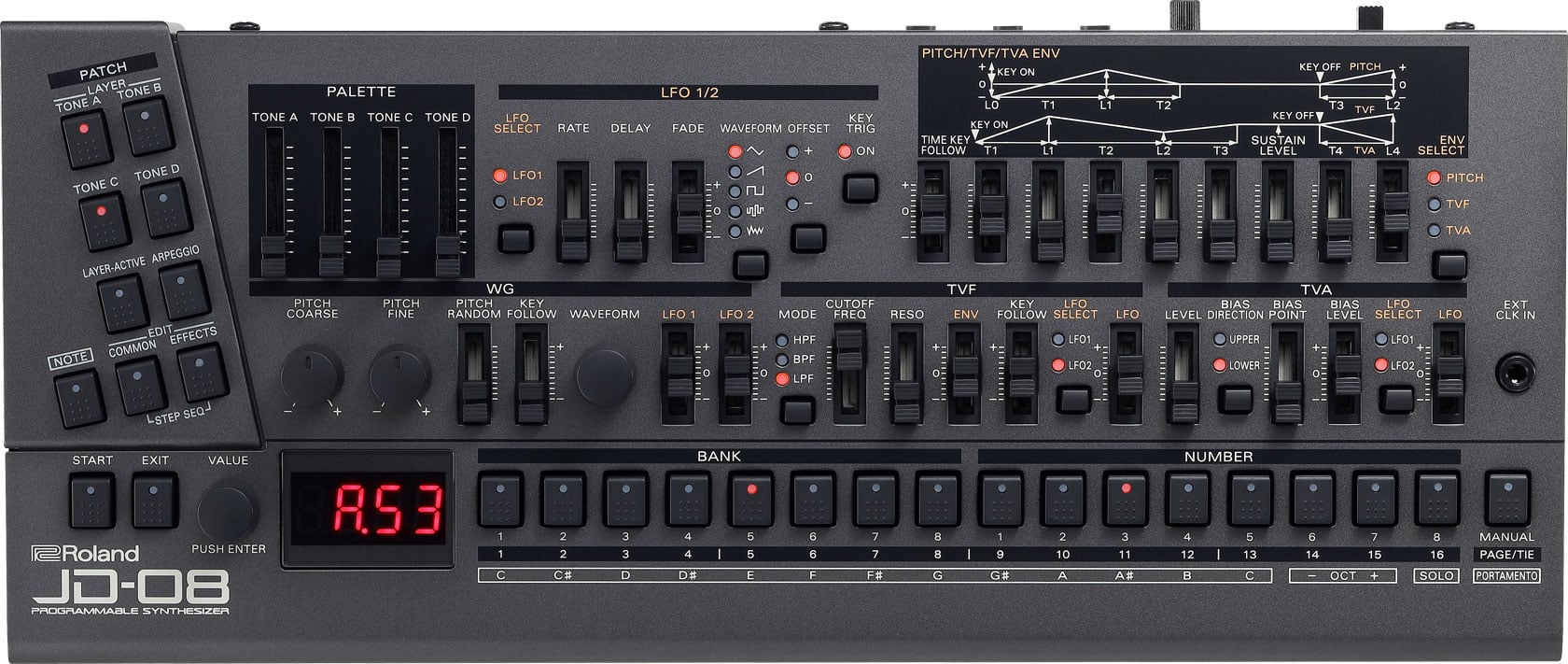 Roland JD-08. Módulo Sintetizador Compacto JD 08