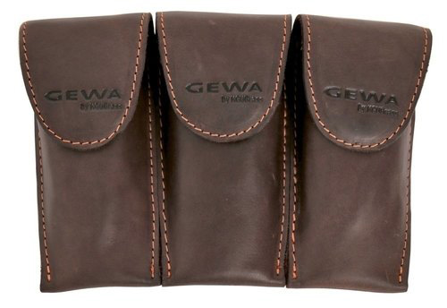 GEWA Funda para boquilla Trombón Crazy Horse Triple negra Funda para boquilla Trombón Crazy Horse Triple neg
