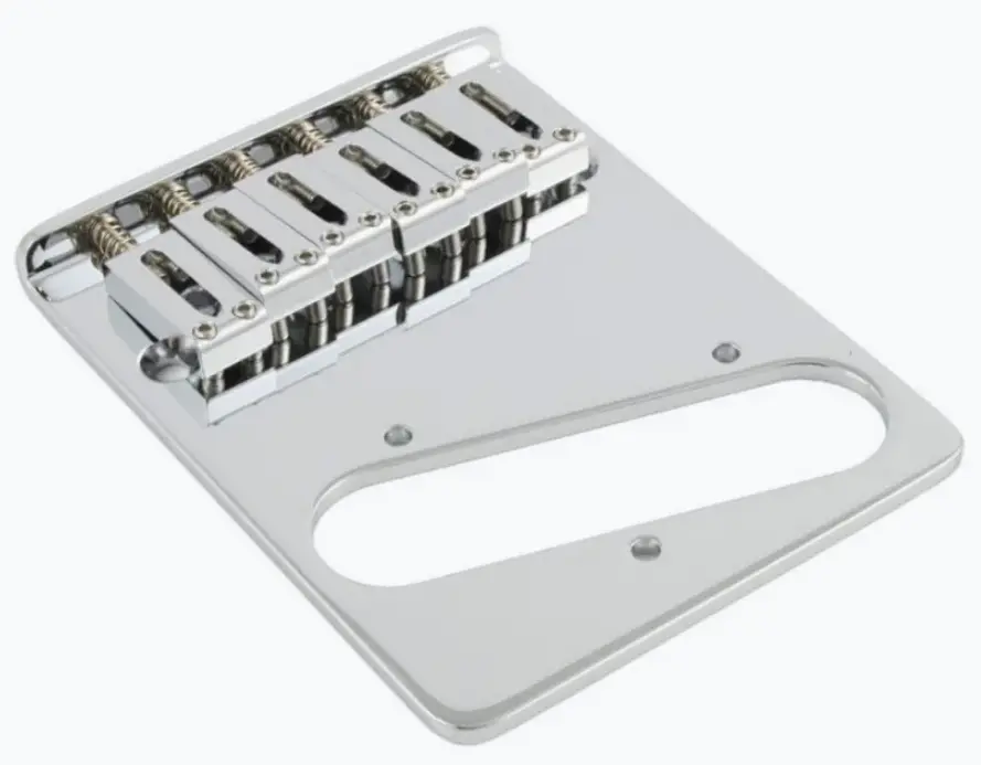 Gotoh TB-0030-010 Puente de 6 monturas para Telecaster chorme Puente de 6 monturas para Telecaster chorme