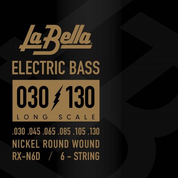 La Bella RXN6D Juego De Cuerdas Para Bajo Eléctrico De 5 Cuerdas Nickel RXN6D