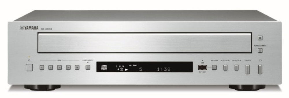 Yamaha CDC-603 Silver Compact disc CD HiFi. Plateado CDC-603 Silver