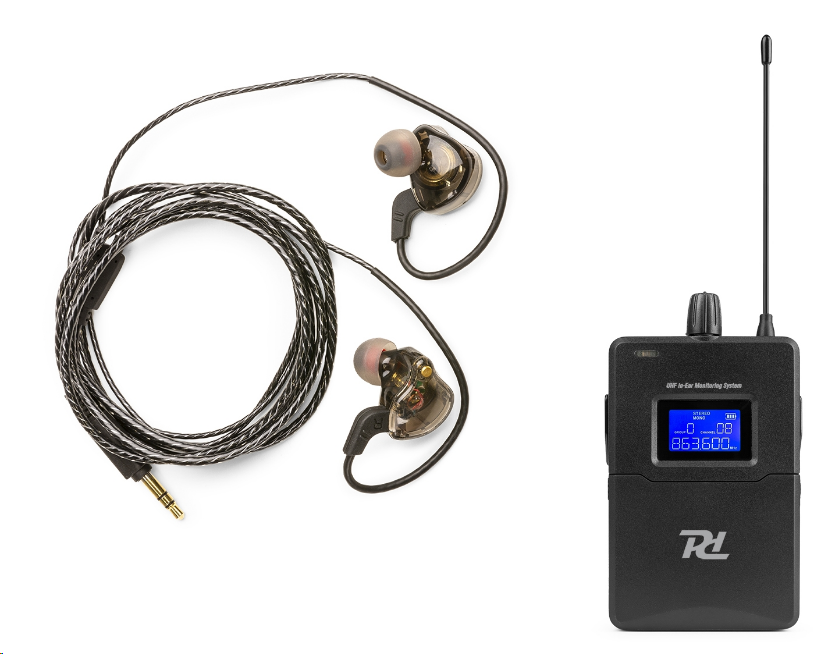 Power Dynamics PD810R Receptor In Ear PD810 PD810R Receiver in Ear System