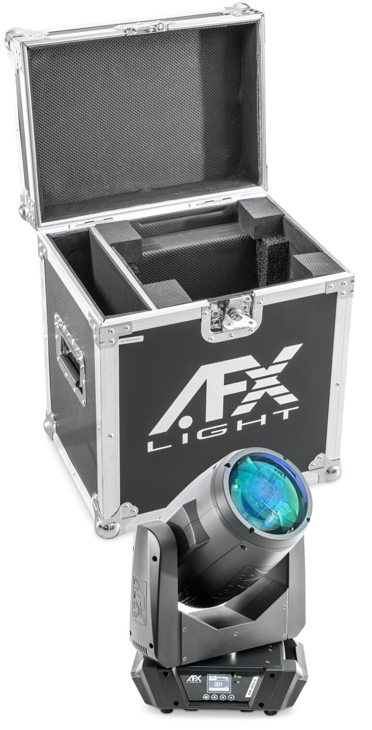 AFX BEAM-200LED-FC Cabeza Móvil Beam BEAM MOVING HEAD 200W LED w/ ARTNET & FLIGHTCASE I