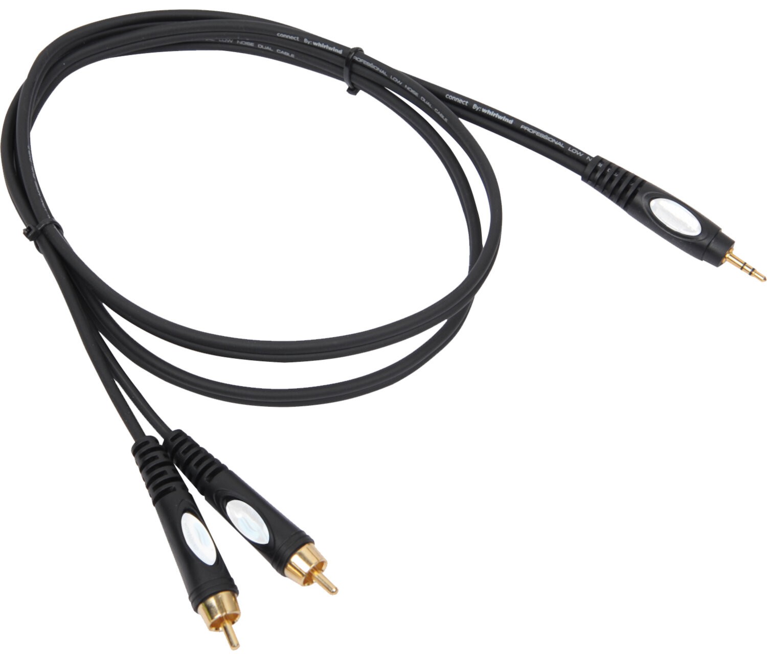 BST MINIJACK/RCA-3 Cable Minijack a RCA 3m MOLDED STEREO LEAD MINI JACK / 2x RCA 3M