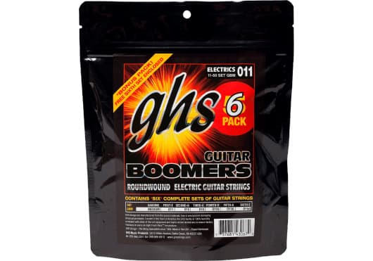 GHS Juego Eléctrica Boomers® Nickel Medium 11-50 (Pack 5) CGHGBM-5