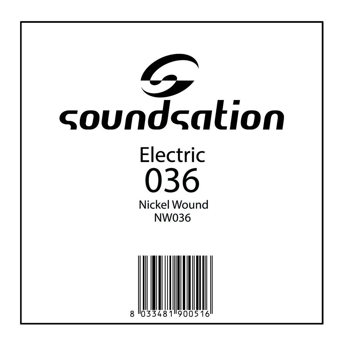 Soundsation Cuerdas para guitarra eléctrica NW036, serie SE - 0.38 NW036