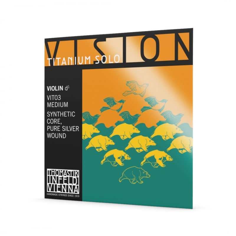Thomastik Cuerda de violín Vision Titanium Solo 3ª Re ACCVVT3ª