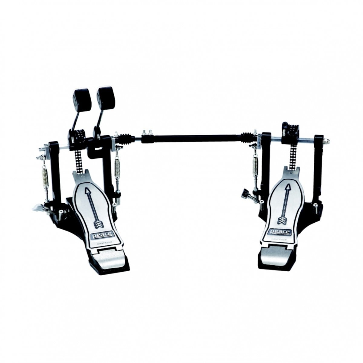 Peace P-850DCL Pedal de doble bombo para zurdos de la serie ARROW P-850DCL