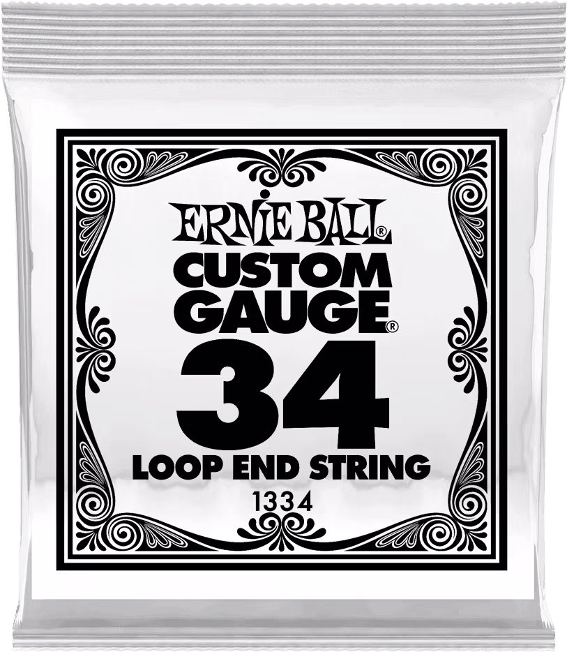 ERNIE BALL Cuerda Mandolina / Banjo Stainless Steel Entorchada .034 CEB1334