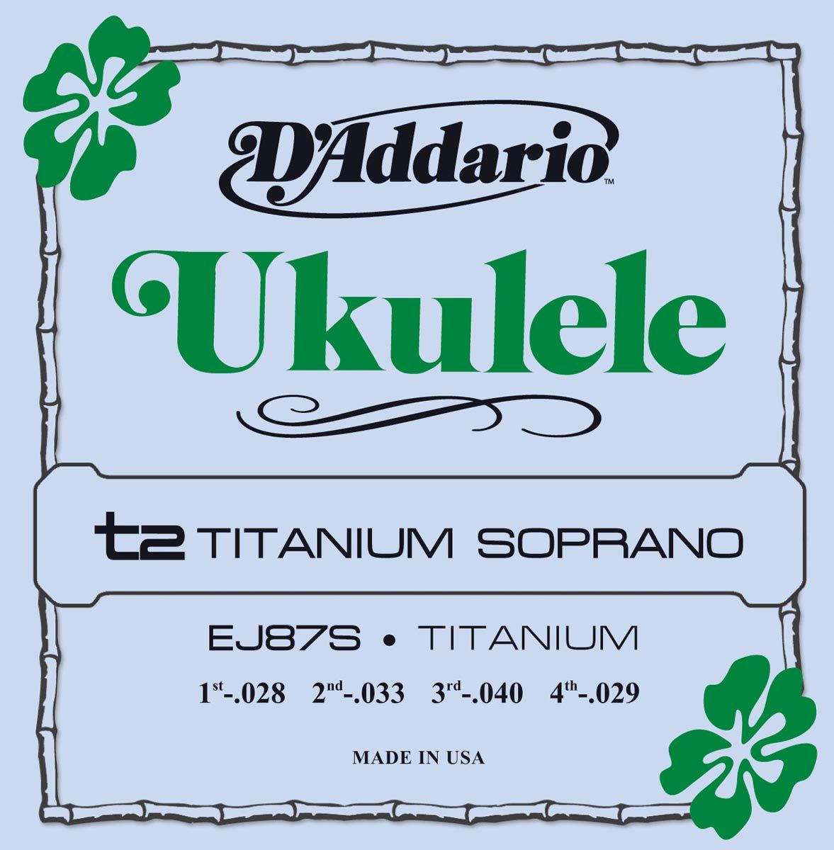 D Addario EJ-87 S Soprano Tita Cuerda ukelele Soprano EJ-87S  Tita