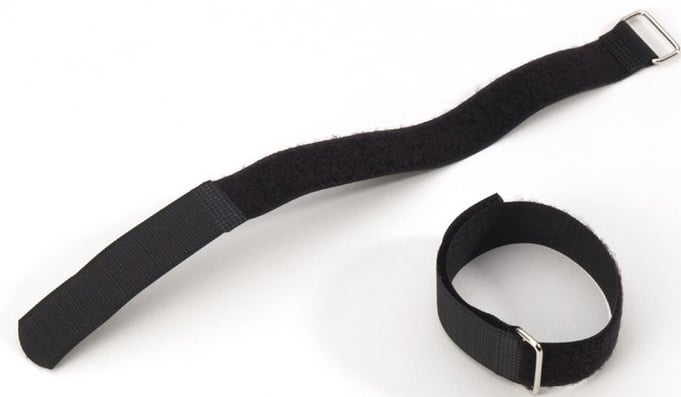Adam Hall VR 4040 BLK Velcro 400 x 38 mm negro Pack de 10 VR 4040 BLK