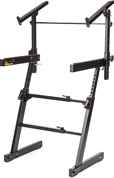 Hercules KS410B Soporte Pro para 2 Teclados KS410B