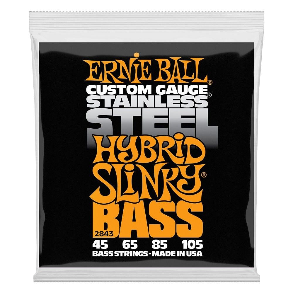 Ernie Ball 2843 Slinky S.Steel Hybrid Cuerdas Para Bajo 45-105 2843