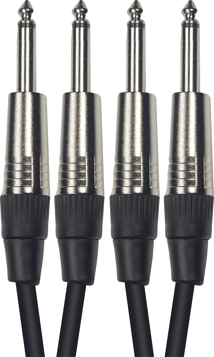Yellow Cable ECO-K08-6 2 Jack Mono Macho / 2 Jack Mono Macho 6 Metros ECOK08-6