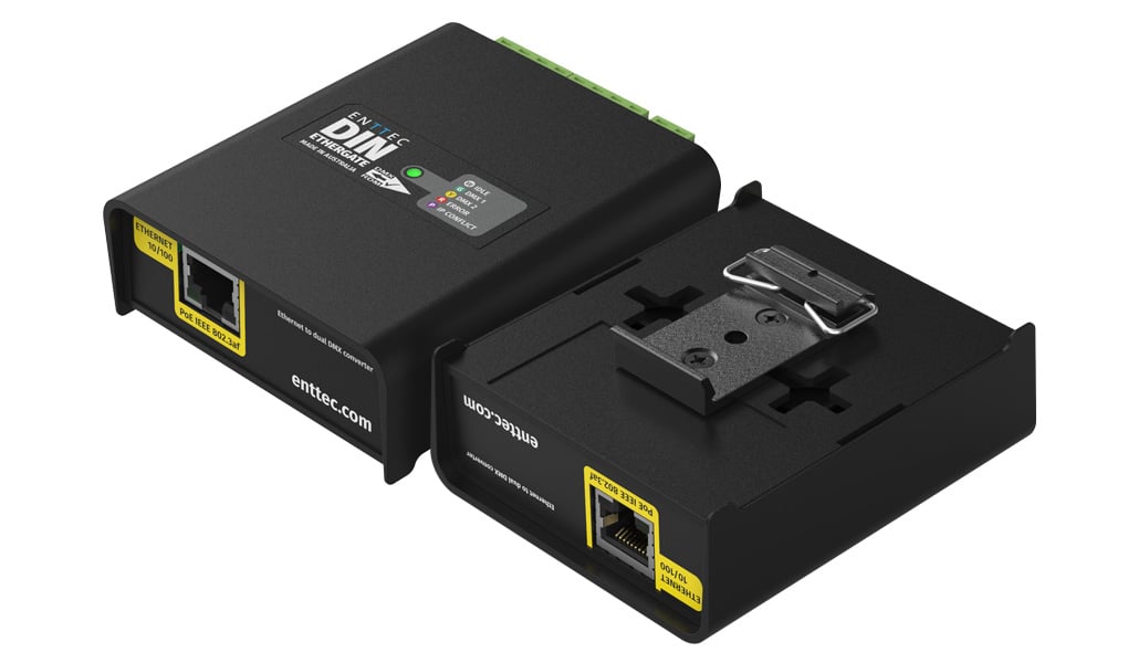 ENTTEC DIN Ethergate Convertidor de Ethernet a DMX / RDM DIN-Ethergate