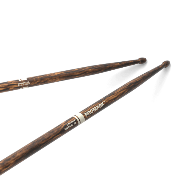 ProMark R5BFG-4P Baqueta Rebound 5B FireGrain Nogal americano con punta de bellota. Pack de 4 R5BFG-4P