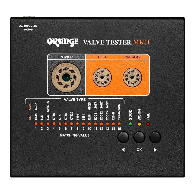 Orange Valve Tester MKII Testeador de Válvulas VALVE TESTER MKII