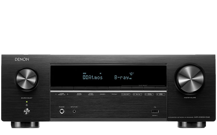 DENON AVR X1800H DAB Negro Receptor Audio Video Home Cinema AVR X1800H DAB Negro