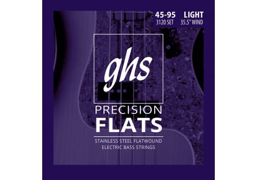 GHS Juego Bajo Precission Flats® Medium Light 45-95 CGH3120