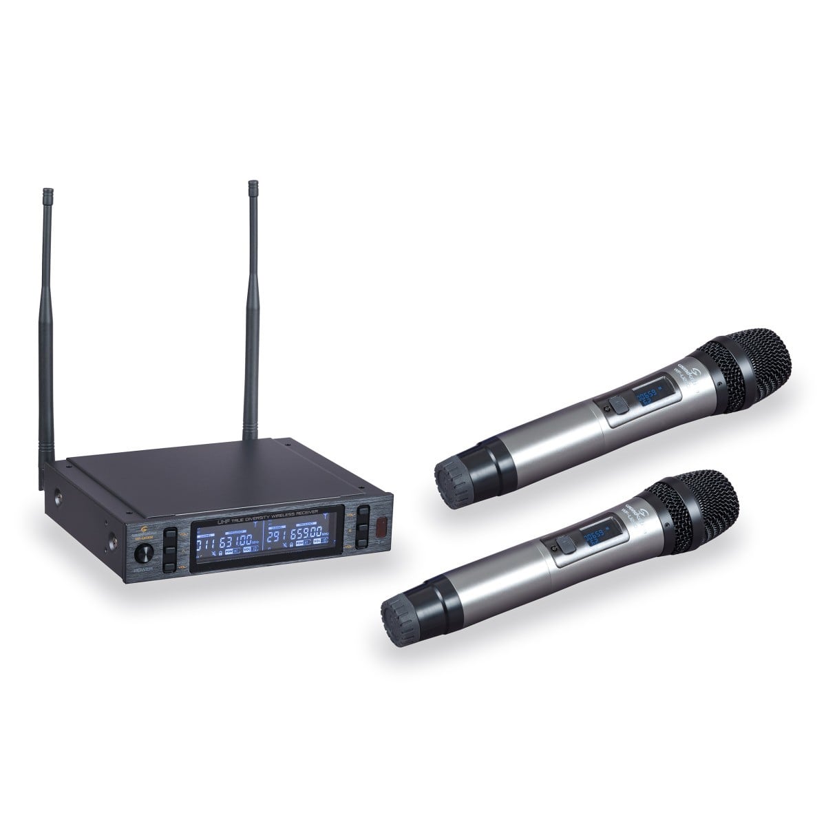 Soundsation Sistema de micrófono inalámbrico dual True Diversity WF-U2302HH con 2 WF-U2302HH