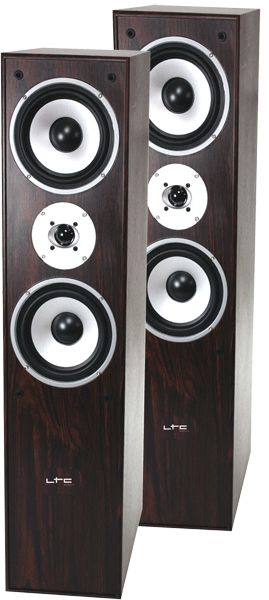 LTC L766-WA Altavoces Bass Reflex 3 Vias 350W Color Walnut L766-WA Roble
