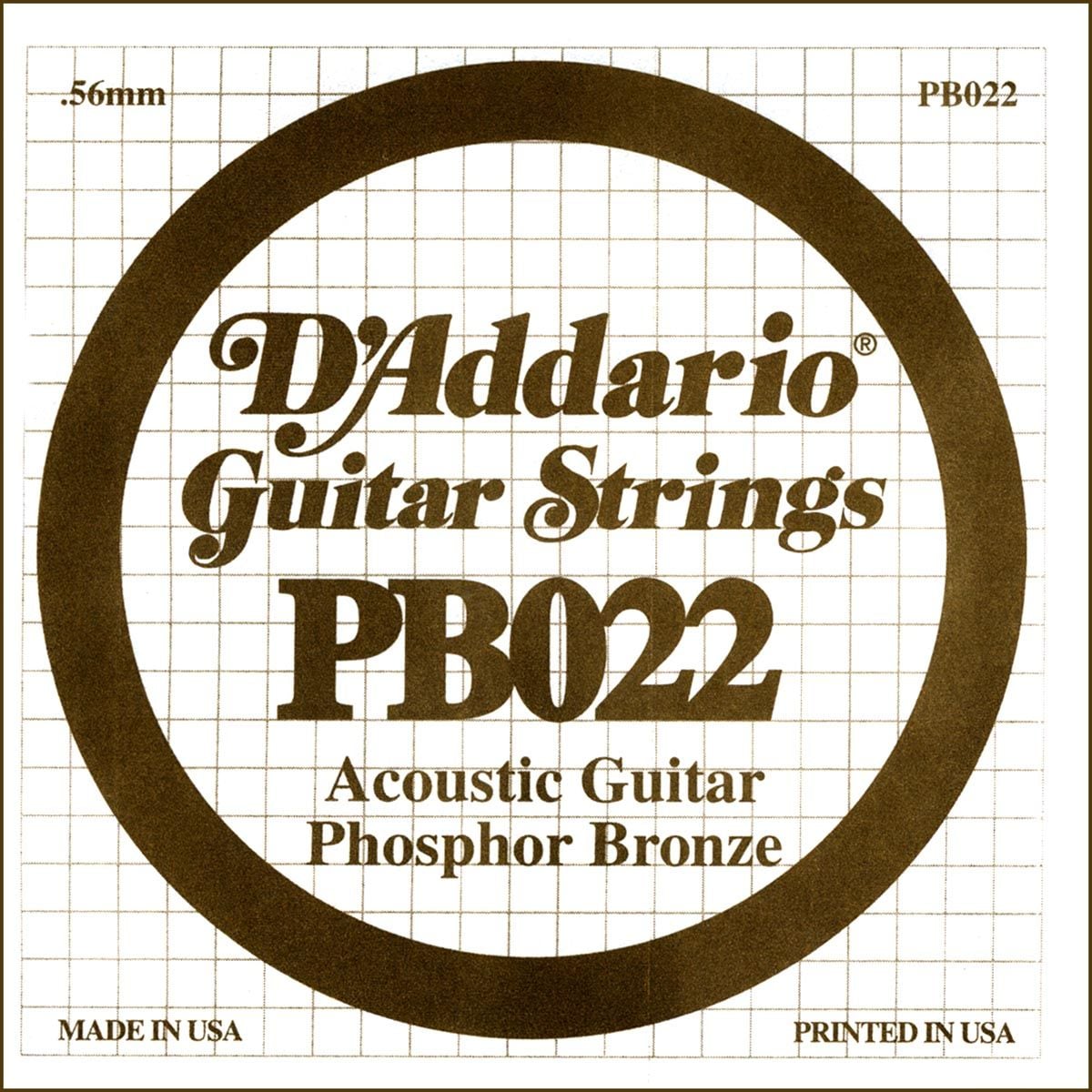 D´addario PB022 Cuerda Suelta para Guitarra Acústica PB022