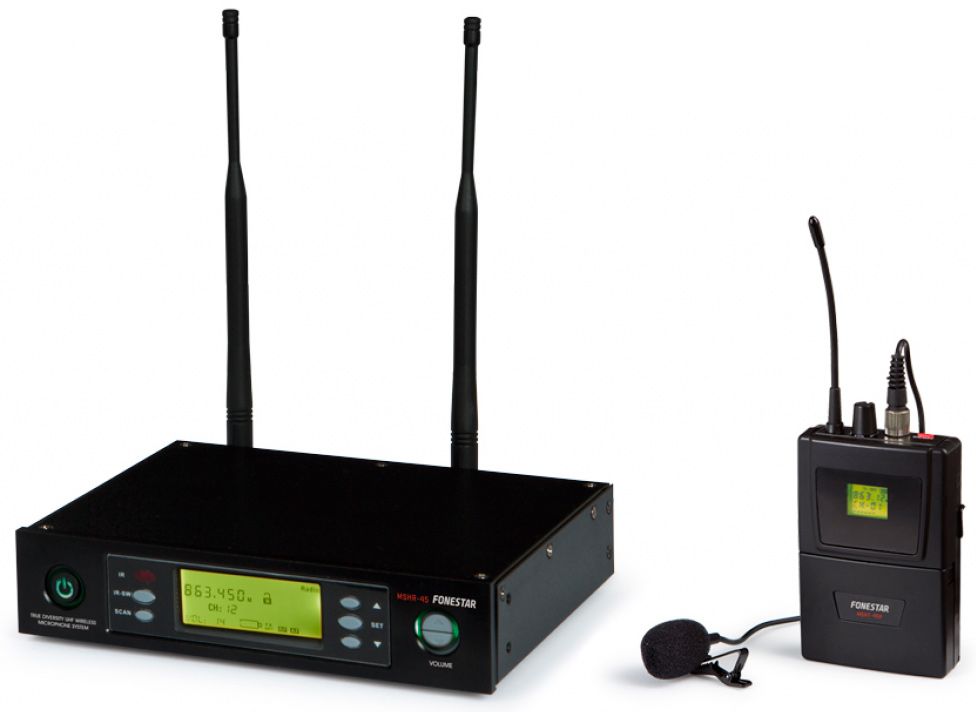 Fonestar MSH-883-512 Microfono inalambrico de petaca UHF MSH-883-512