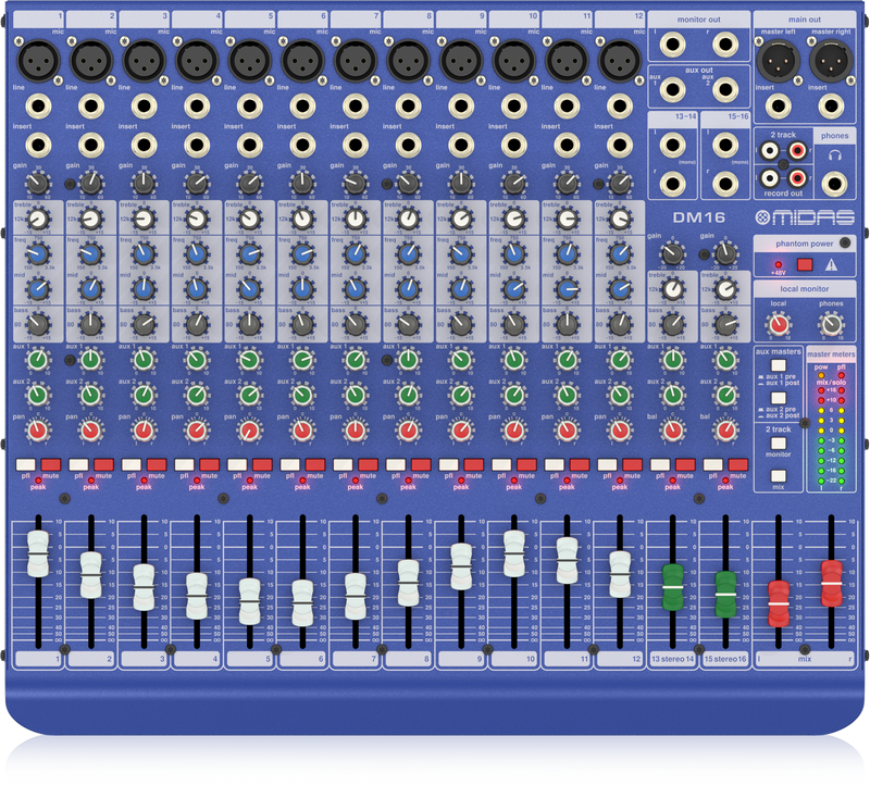 Midas DM16 Mezclador Analogico DM16