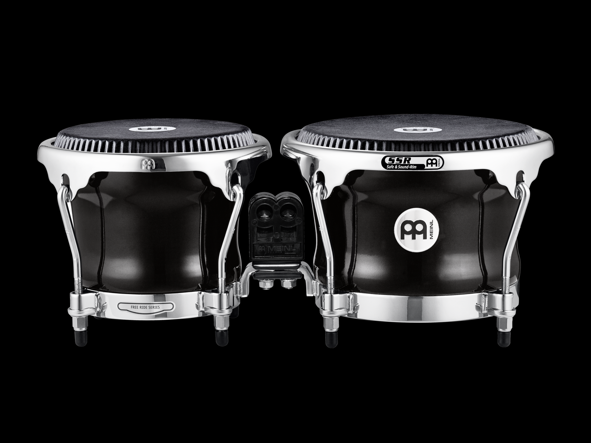 Meinl FFBR400BK Set de Bongos 7" + 8" 1/2 Negro FFBR400BK