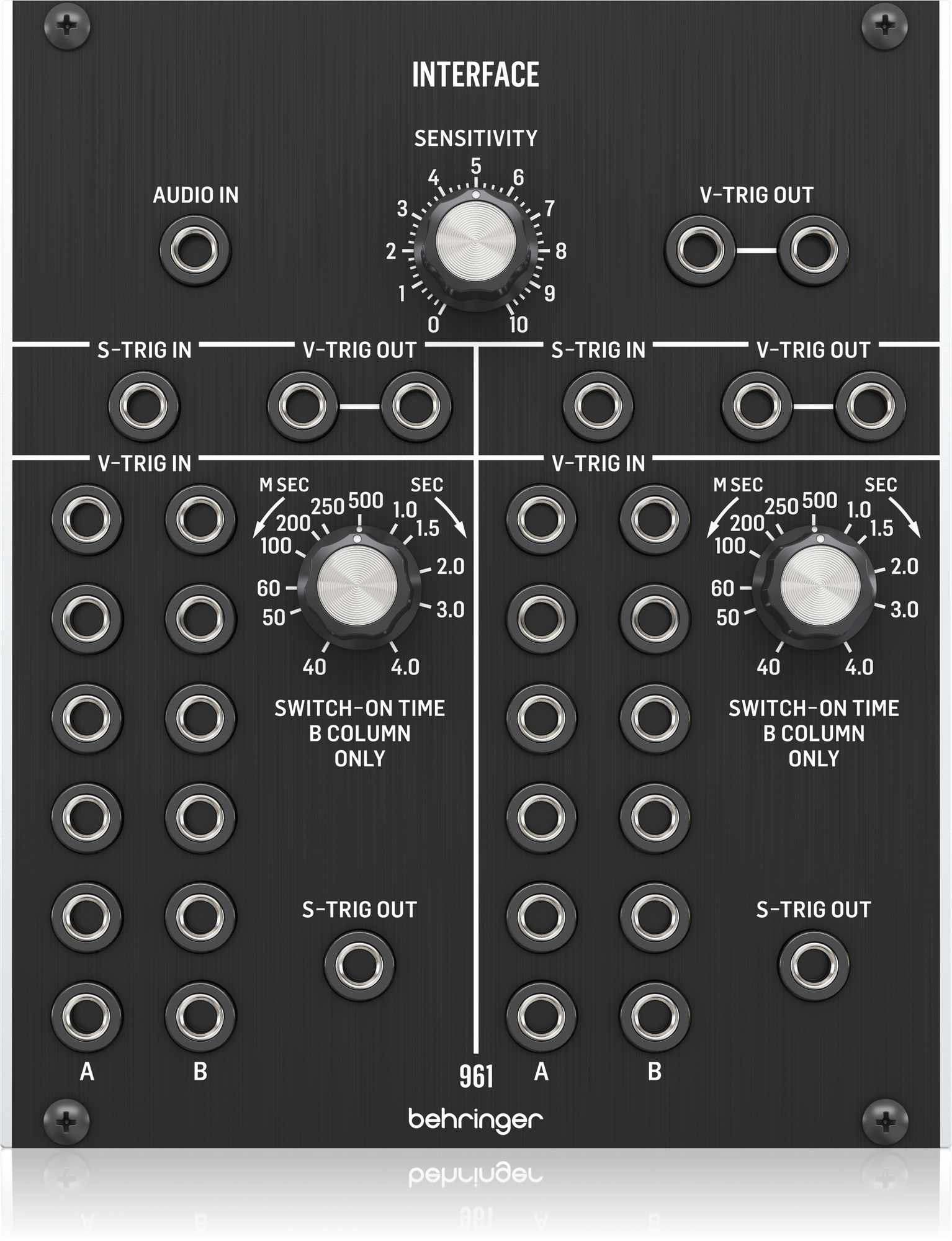 Behringer 961 INTERFACE Módulo Convertidor de Disparador Multicanal Analógico para Eurorack 961 INTERFACE