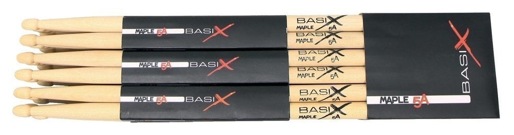Gewa F822040 Baquetas Basix Arce 5A. Pareja Baquetas F822040