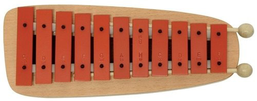 GEWA Metalófono GH11 GH11R Láminas rojas Metalófono GH11 GH11R Láminas rojas