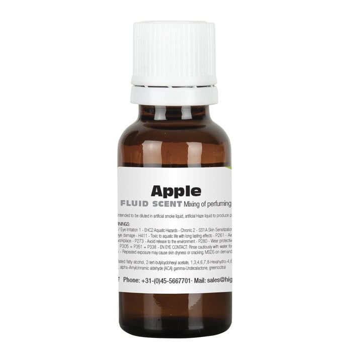 Showtec Fog Fluid Esencia de Manzana para Máquina de Niebla 20ml Scent Manzana