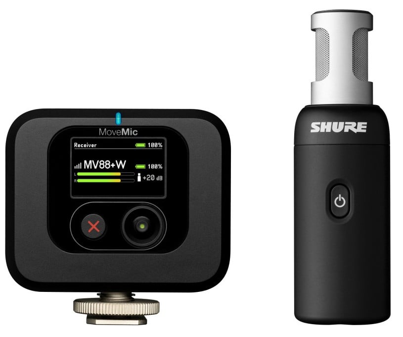 SHURE MoveMic 88+ Kit Micrófono Inalámbrico MoveMic 88+ Kit