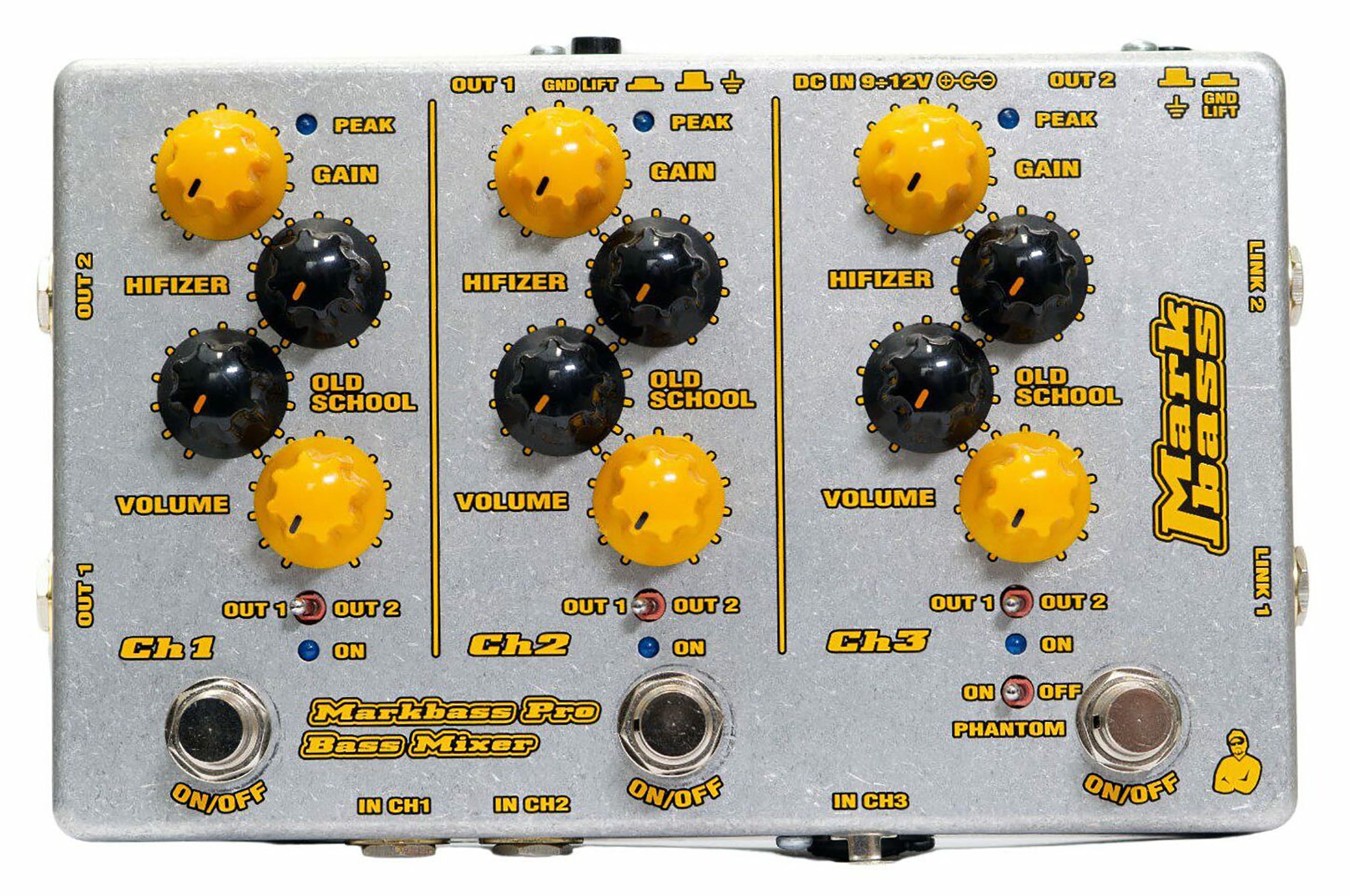 MarkBass Pro Bass Mixer Mezclador 3 Canales Instrumento Pro Bass Mixer