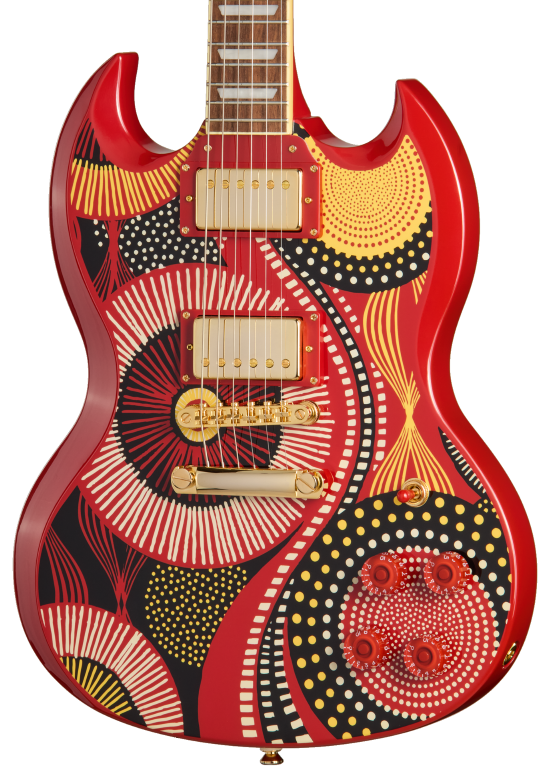 Epiphone Fatoumata Diawara SG Ember Red Guitarra Eléctrica Fatoumata Diawara SG Ember Red