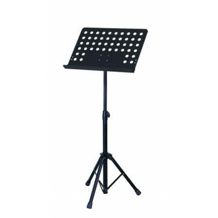 Soundsation Atril de orquesta SPMS-300 con placa perforada extraíble tipo bayonet SPMS-300