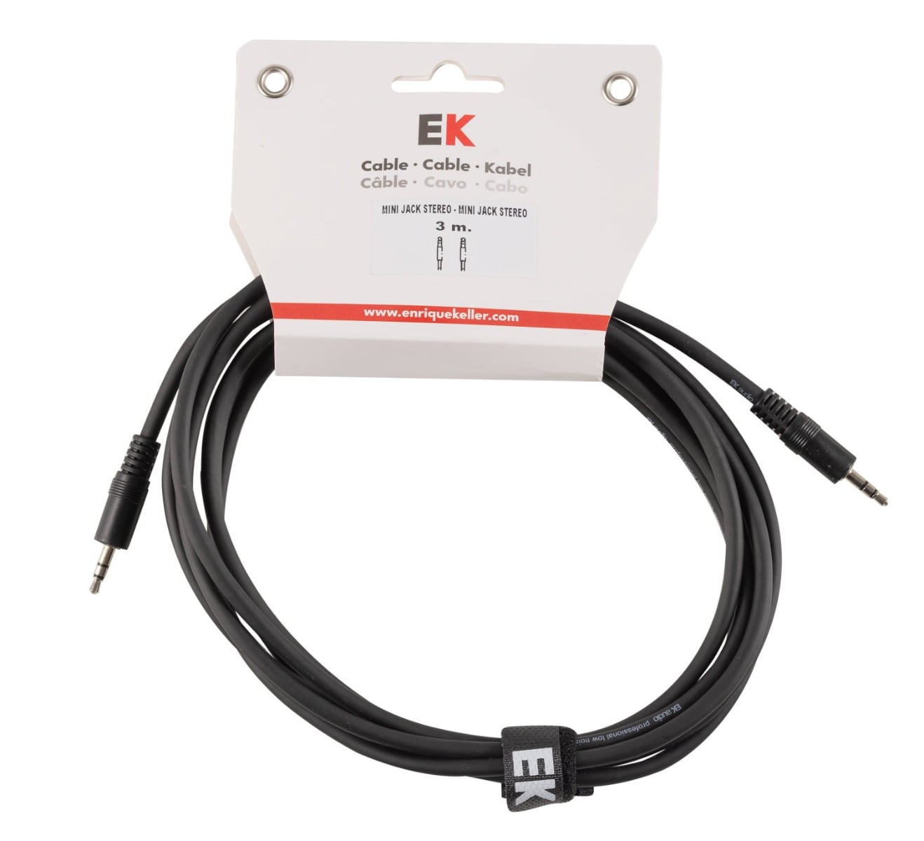 EK Audio Cable  Mini Jack Stereo - Mini Jack Stereo 3 M JJ0213