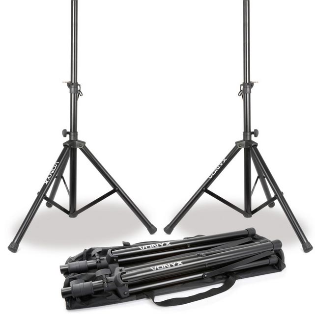 Vonyx STAND-180550 Soporte.altavoces con bolsa PAREJA 180550