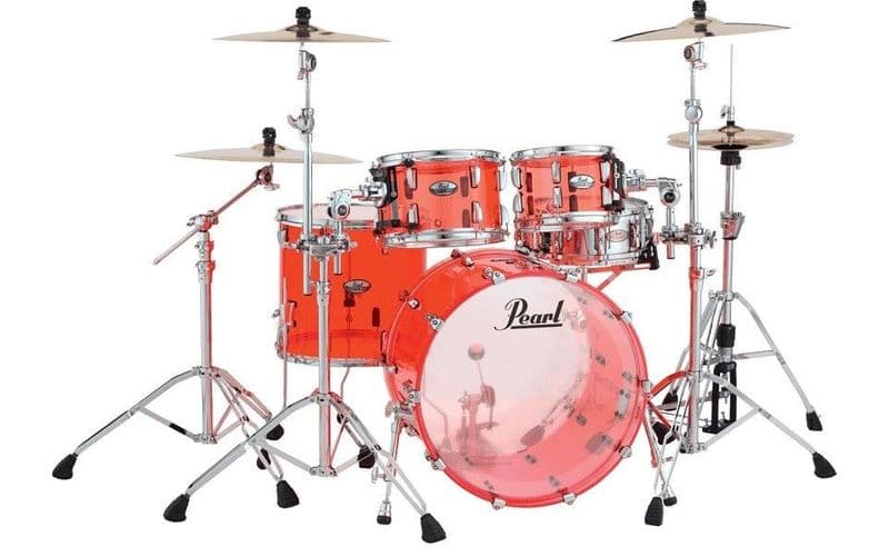 Pearl CRB504P-C731 Ruby Red Set Cascos Batería Acústica CRB 2015BX/1413F/1208T/1007T (Ruby Red)